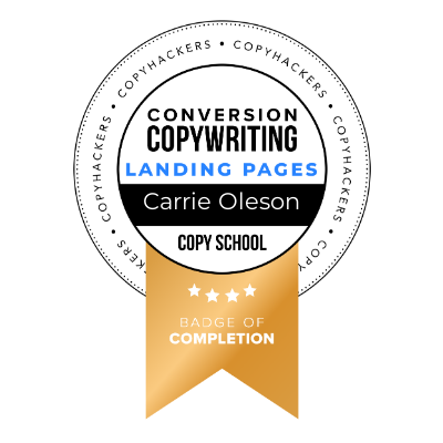 Conversion Copywriting Landing Pages