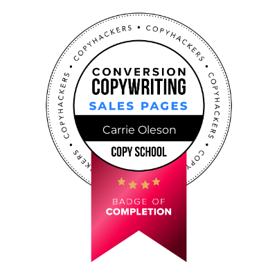 Conversion Copywriting Sales Page